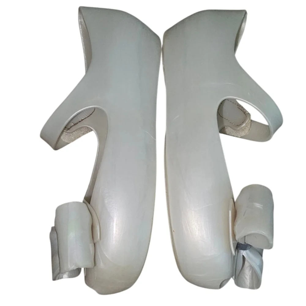 Mini Melissa Elegant Kids White Bow Shoes